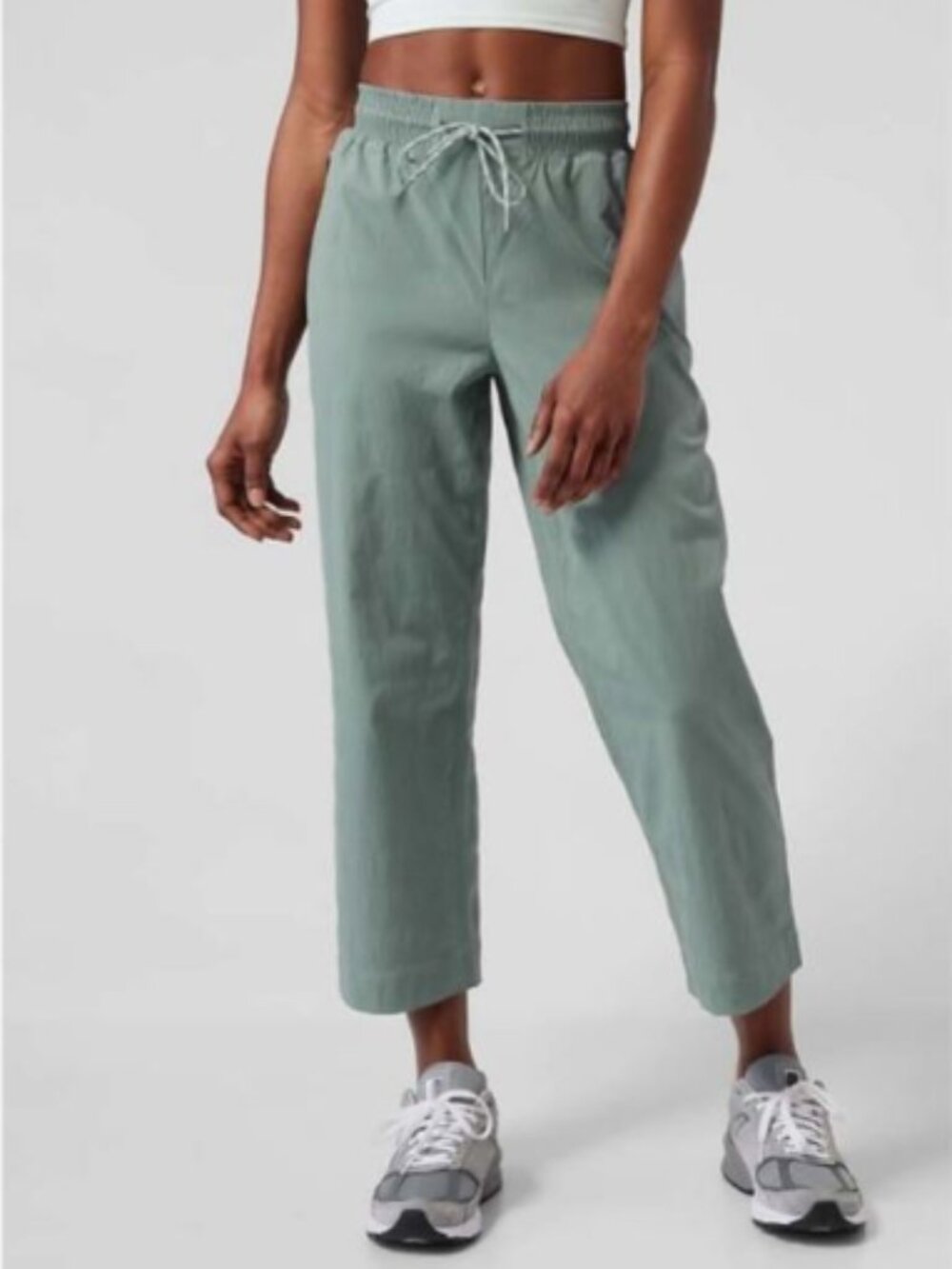 Athleta Trekkie Biue Green Size 10